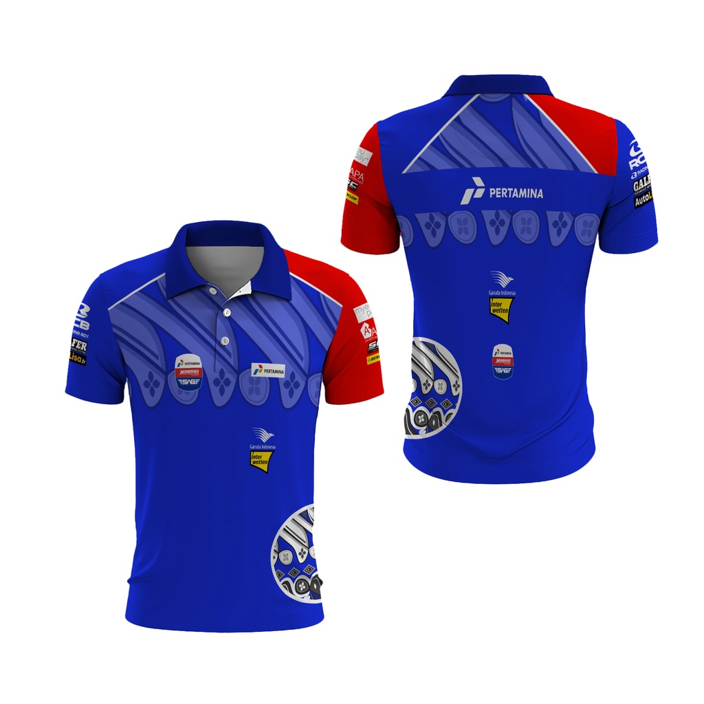 [Riashop] Polo Shirt Mandalika Original | Kaos Kerah Mandalika Sirkuit