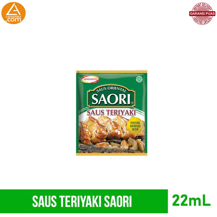 

Saus Teriyaki Saori Saus Oriental Sachet 22 Ml Bumbu Dapur