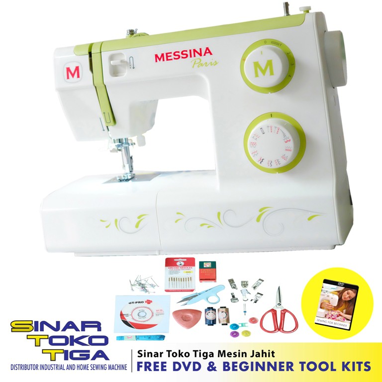 MESSINA PARIS P5721 MESIN JAHIT PORTABLE P 5721 by. SINGER