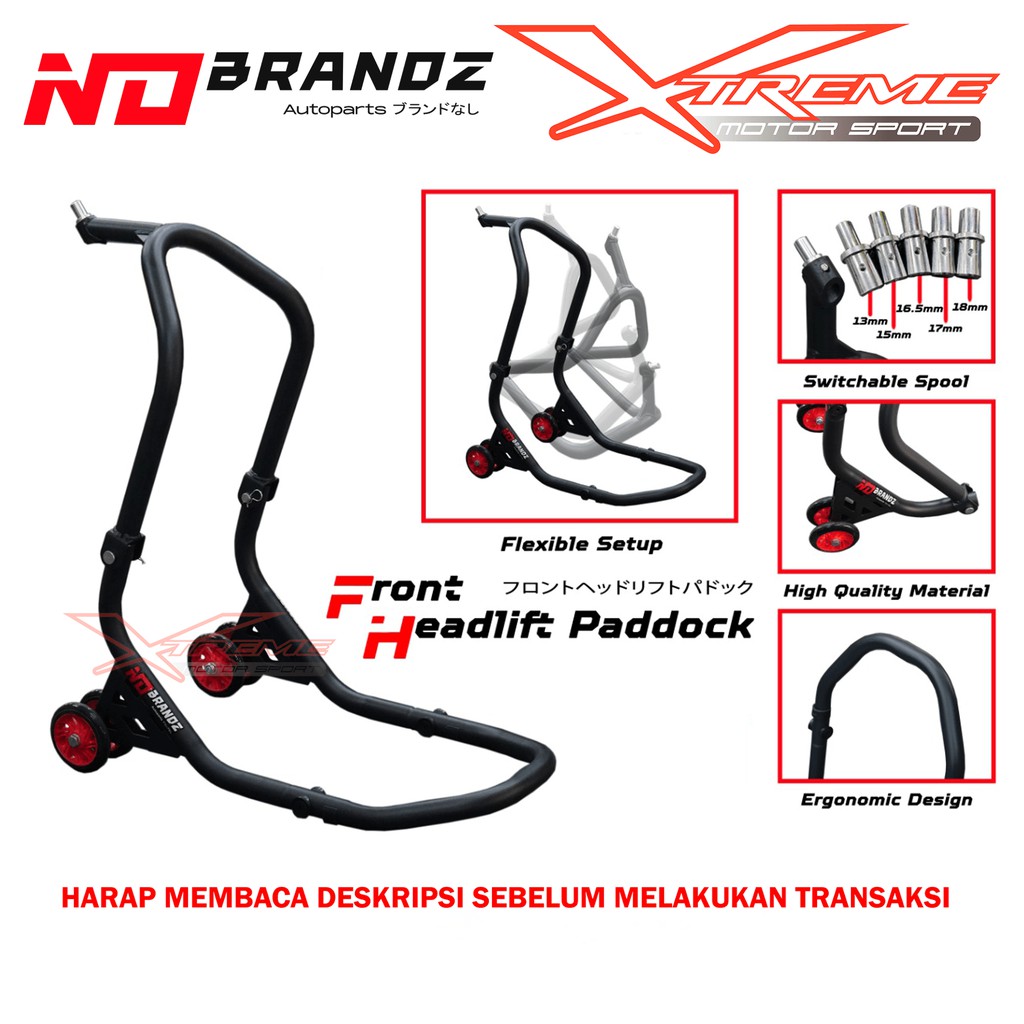 Standart Paddock Depan Headlift NO BRANDZ Universal Ninja 250 Fi R25