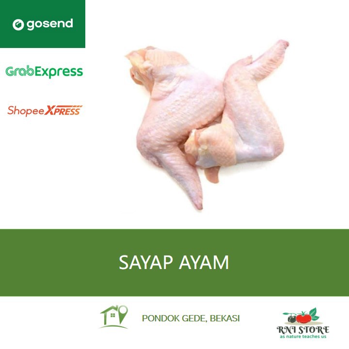 

Sayap Ayam Segar 500 gram