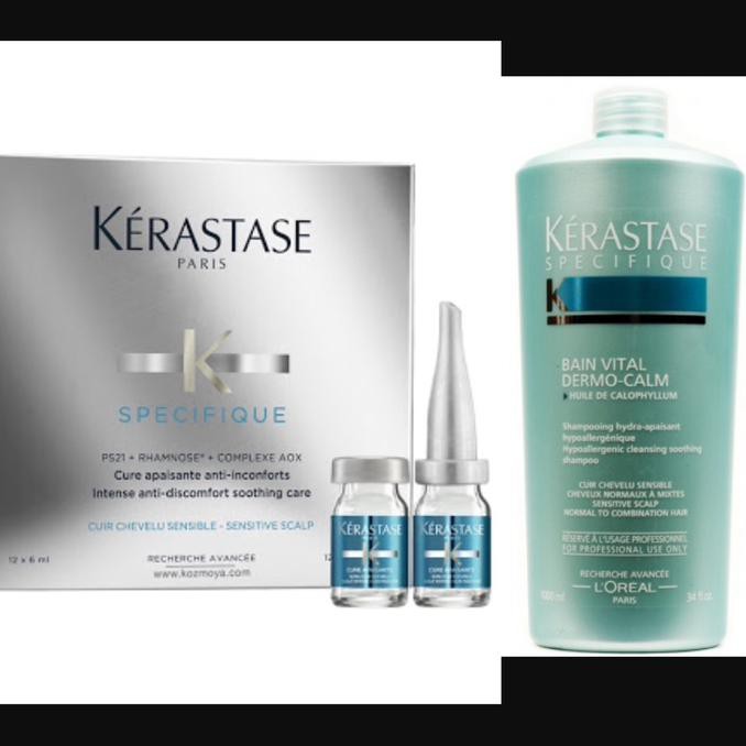 New Product Kerastase Specifique Cure Apaisante Isi 12 U/Kulit Sensitif Free Ongkir