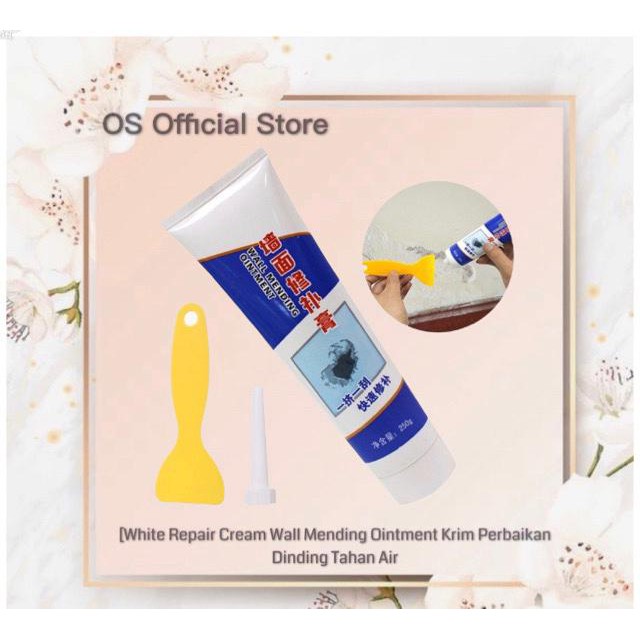 OS White Repair Cream Wall Mending Ointment Krim Perbaikan Dinding Tahan Air