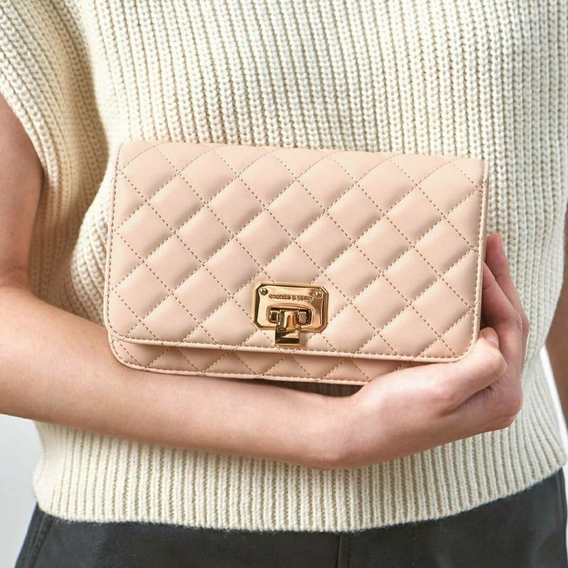 10.10 SALE | CK Quilted Flip-lock Clutch