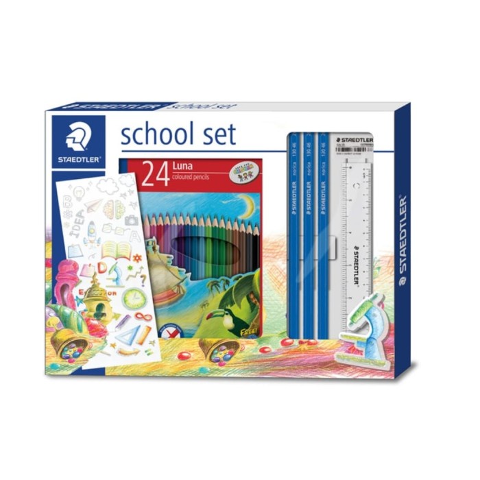 

Gaya Staedtler School Set Ori Bagus