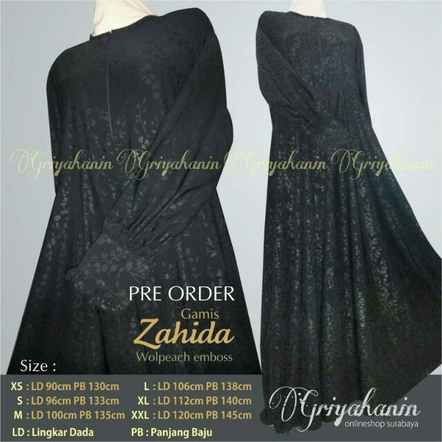 Gamis Zahida (PO,tdk ready)