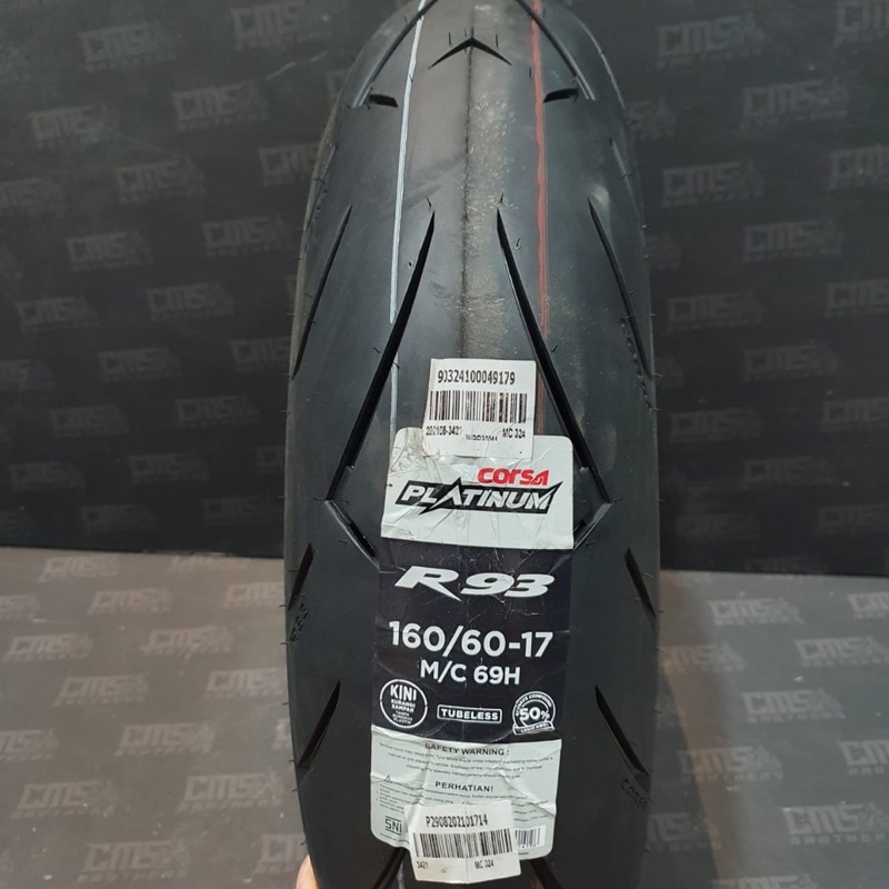 Ba Luar Corsa Platinum 160 60 17 R93 Tubeless