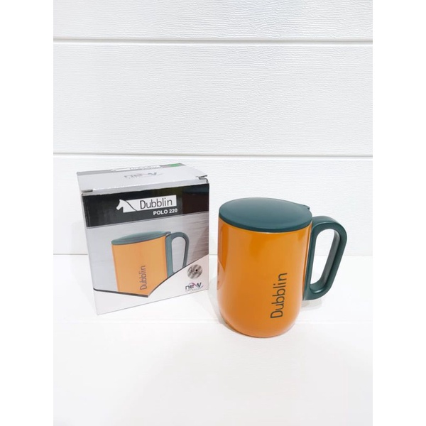 Mug Gelas Cangkir Tahan Panas Dublin 220 mL Stainless