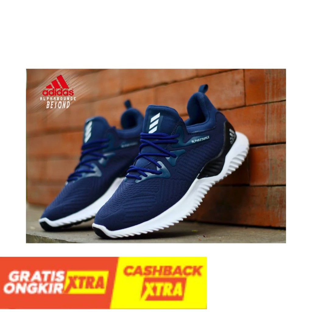 ORIGINAL  - Sepatu Adidas Alphabonce Sneakers Pria