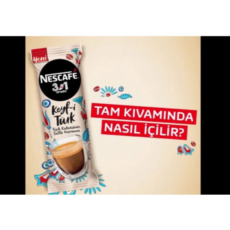 

Nescaffe Turkiye | Nescaffe 3 in 1 | Nescaffe keyf - Turki | kopi turki