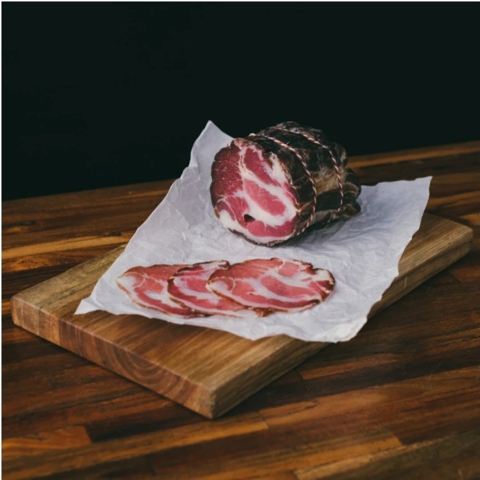 

COPPA DRY CURED 100G SLICED LOCAL PARTS BY LOCAVORE