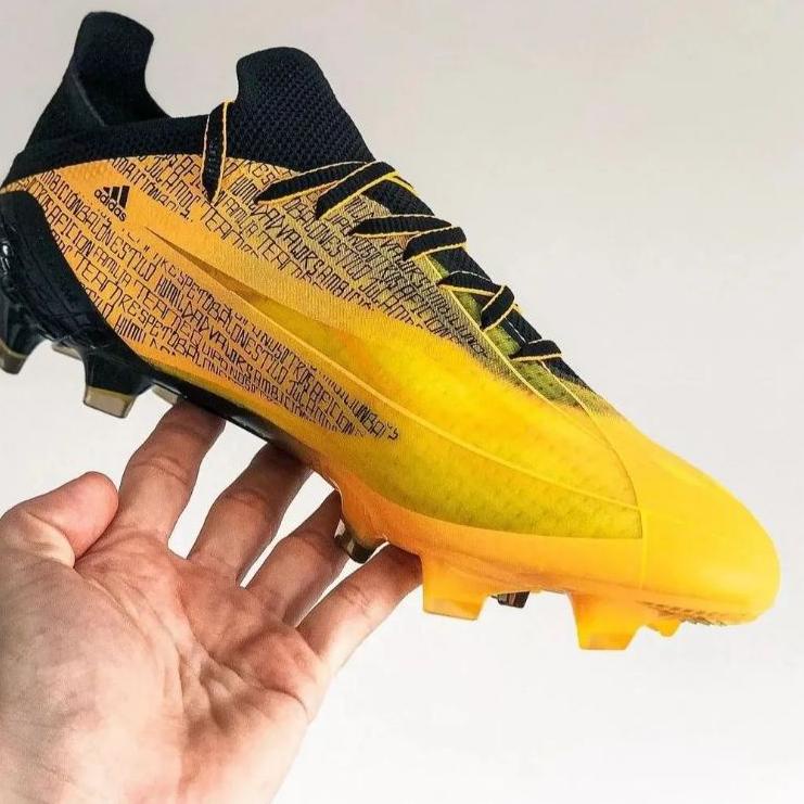 Terbaik.. Sepatu Bola Adidas X Speedflow Messi .1 Solar Gold Core Black