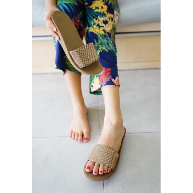 EFRATA WEDGES GLITTER 5cm by JOLINE BAHAN WEDGES POPITS KW-7