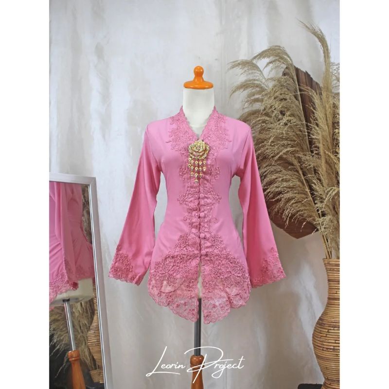 Kebaya Encim Modern Muslim Hijab Murah Bahan Katun Bordir Premium Kutubaru Kartini Kebaya