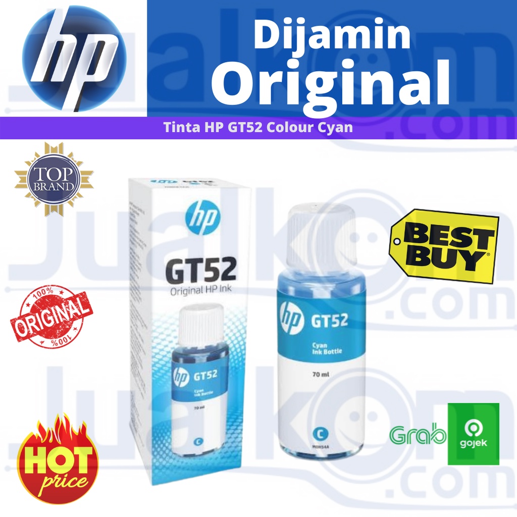 Tinta HP GT52 Cyan Original