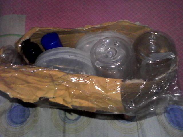 Botol Pet 250 Ml Bening Tutup Pump Putih