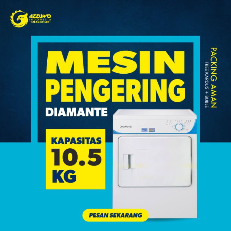 MESIN PENGERING GAS DIAMANTE 10.5 KG