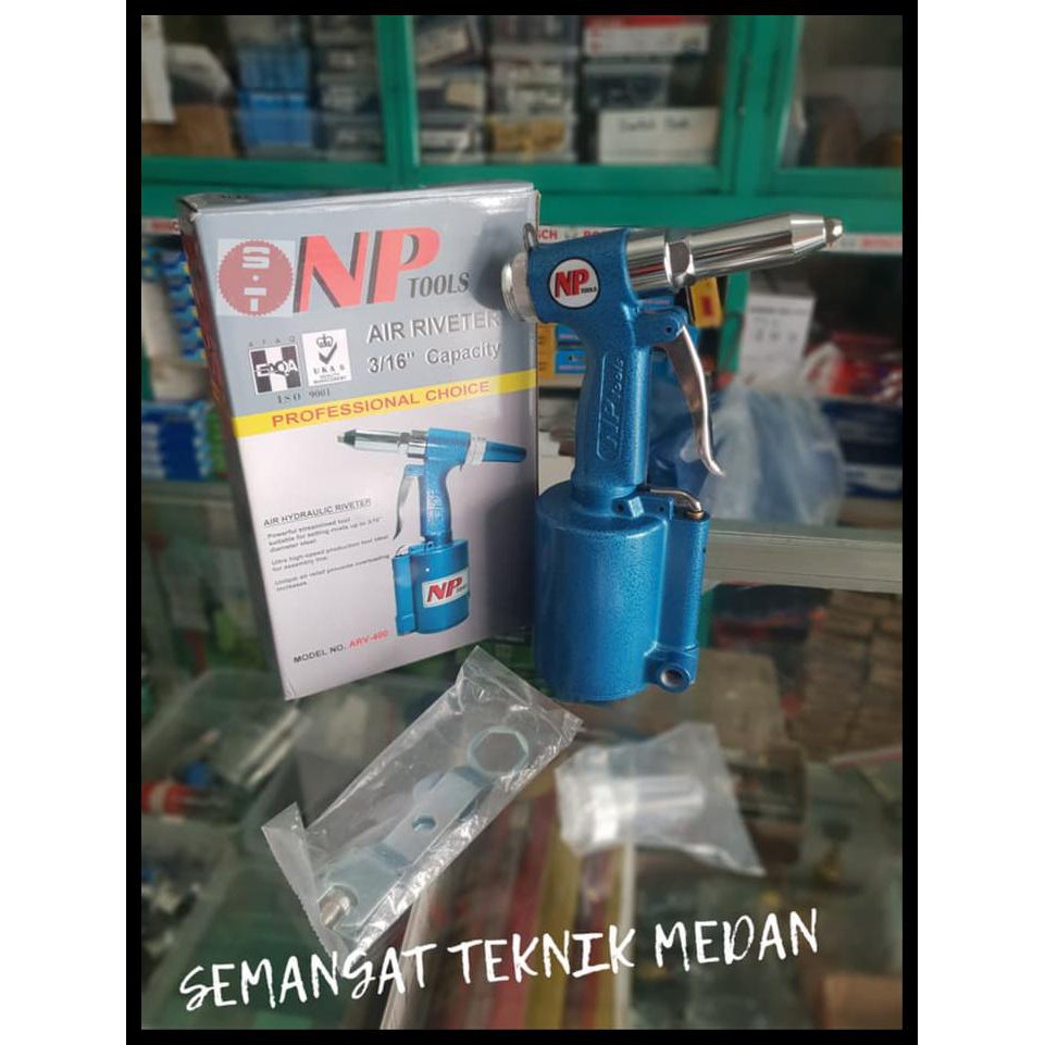 Terbatas - Air Riveter Np Tools Tang Rivet Tenaga Angin Merk Np Tool