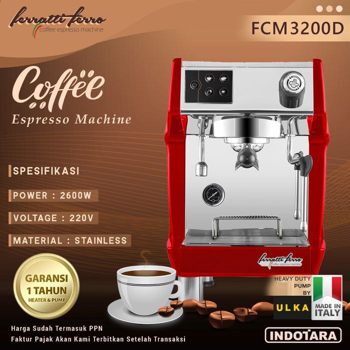 Ferratti Ferro Espresso Machine FCM3200D
