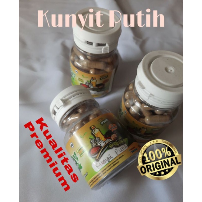 Jual Kapsul Herbal Kunyit Putihkunir Putih Isi 60 Butir Shopee Indonesia 8693