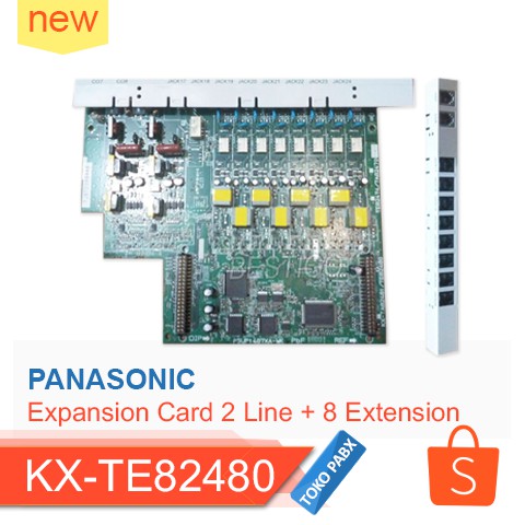 Expand Card KX TE82480 2 Line 8 Extension Pabx Panasonic KX-TES824