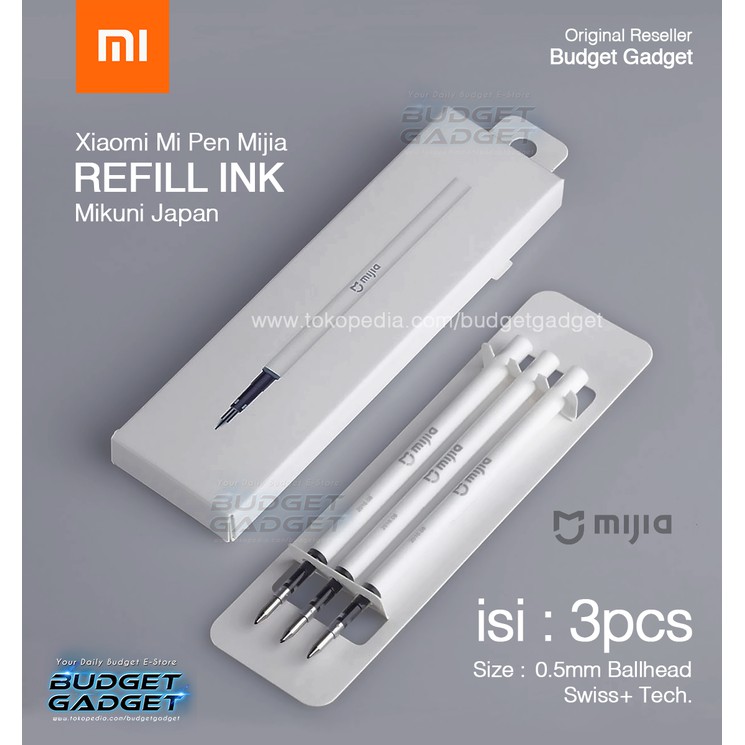 

Xiaomi Mi Pen Refill Tinta Mijia Mikuni Japan Ink Premium - 3PCS