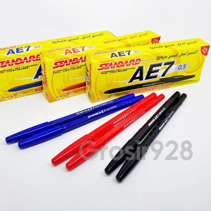 

Terbaru - Per 12 Pulpen / Bolpen / Bolpoin / Ballpoint Standard AE7 / AE-7