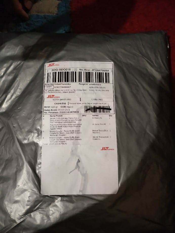 Maura Couple - Sania Ruffle Batik Couple - Batik Modern