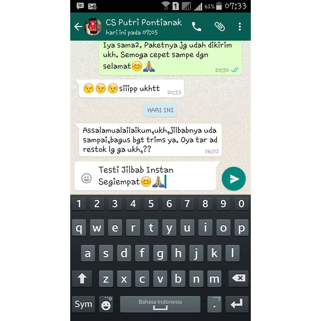 jilbab / kerudung / hijab instan segiempat pet cadar tali