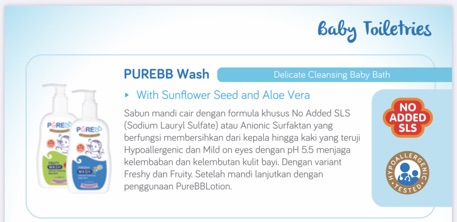 Pure Baby Wash Pump 230ml | Shopee Indonesia