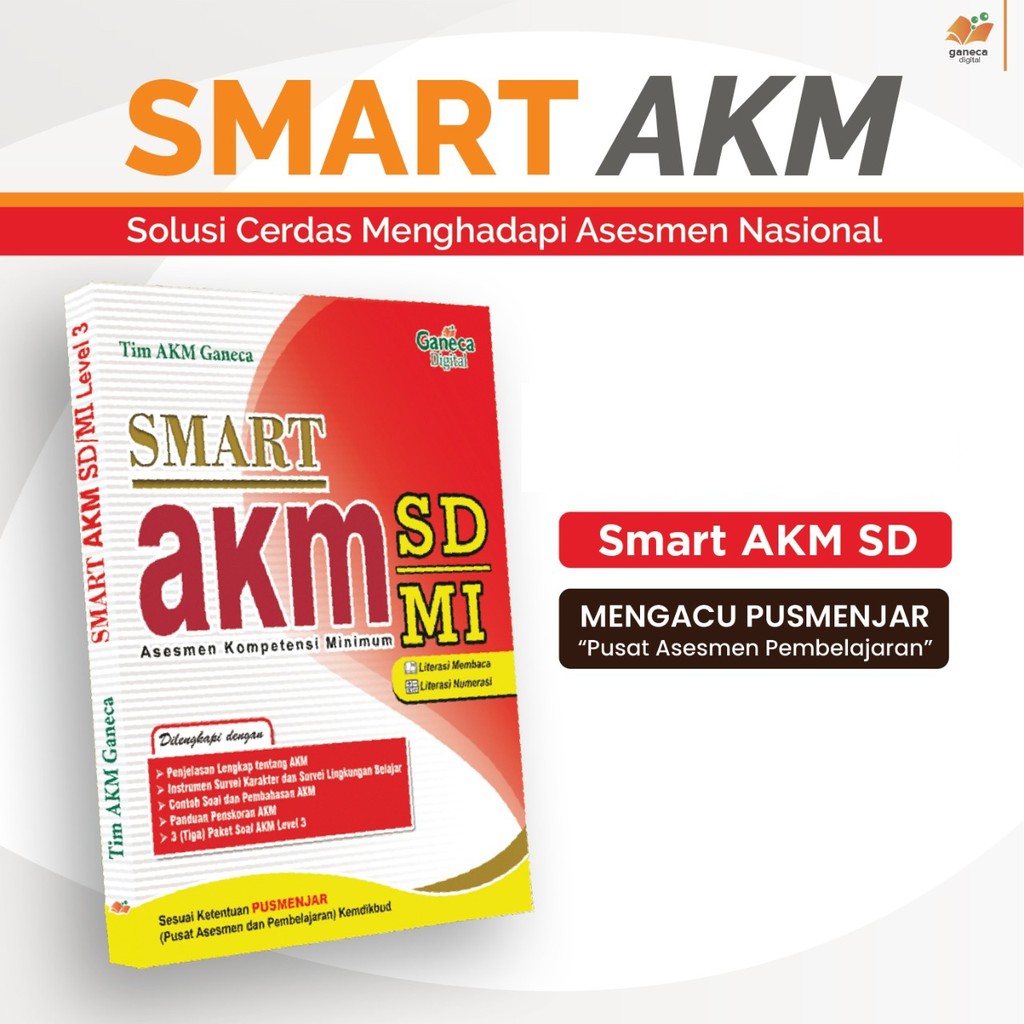 Buku Smart AKM untuk SD/MI