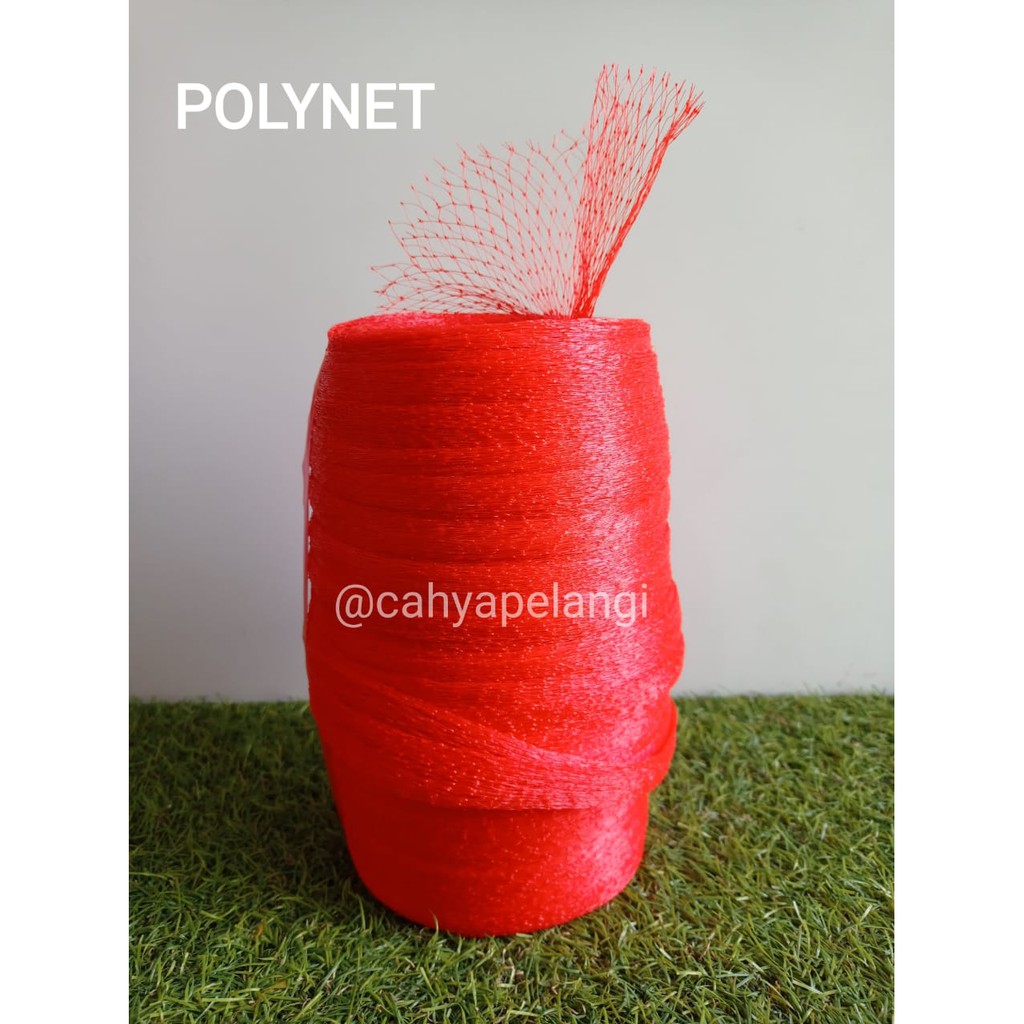 KANTONG JARING UNTUK BUAH POLYNET / JARING SAYUR, BAWANG - WARNA MERAH,KUNING