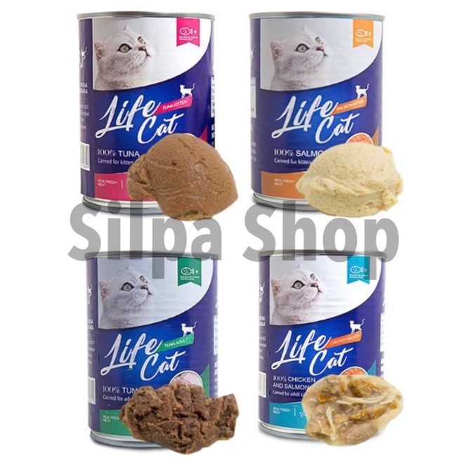 Life Cat Kaleng 400g Makanan Kucing basah Life Cat by Baim Wong