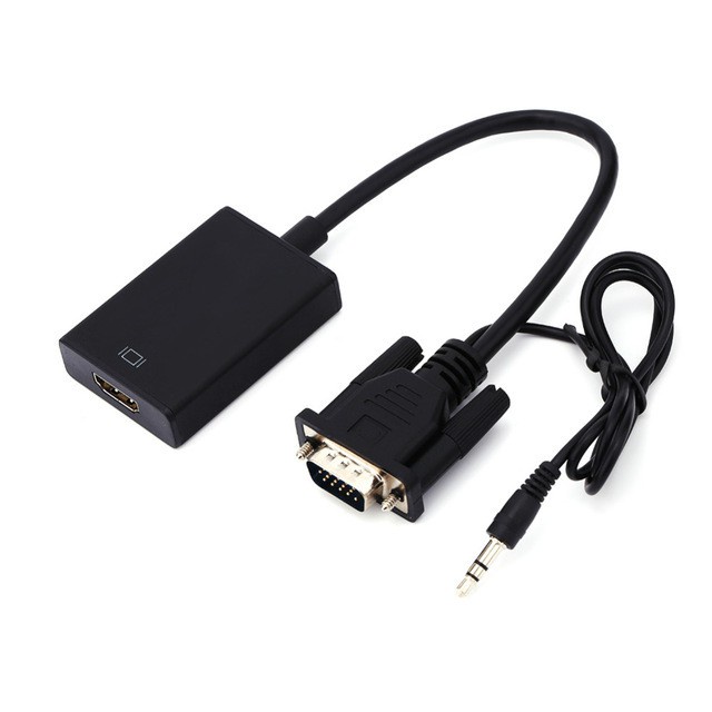 Converter Kabel VGA to HDMI HD TV + audio