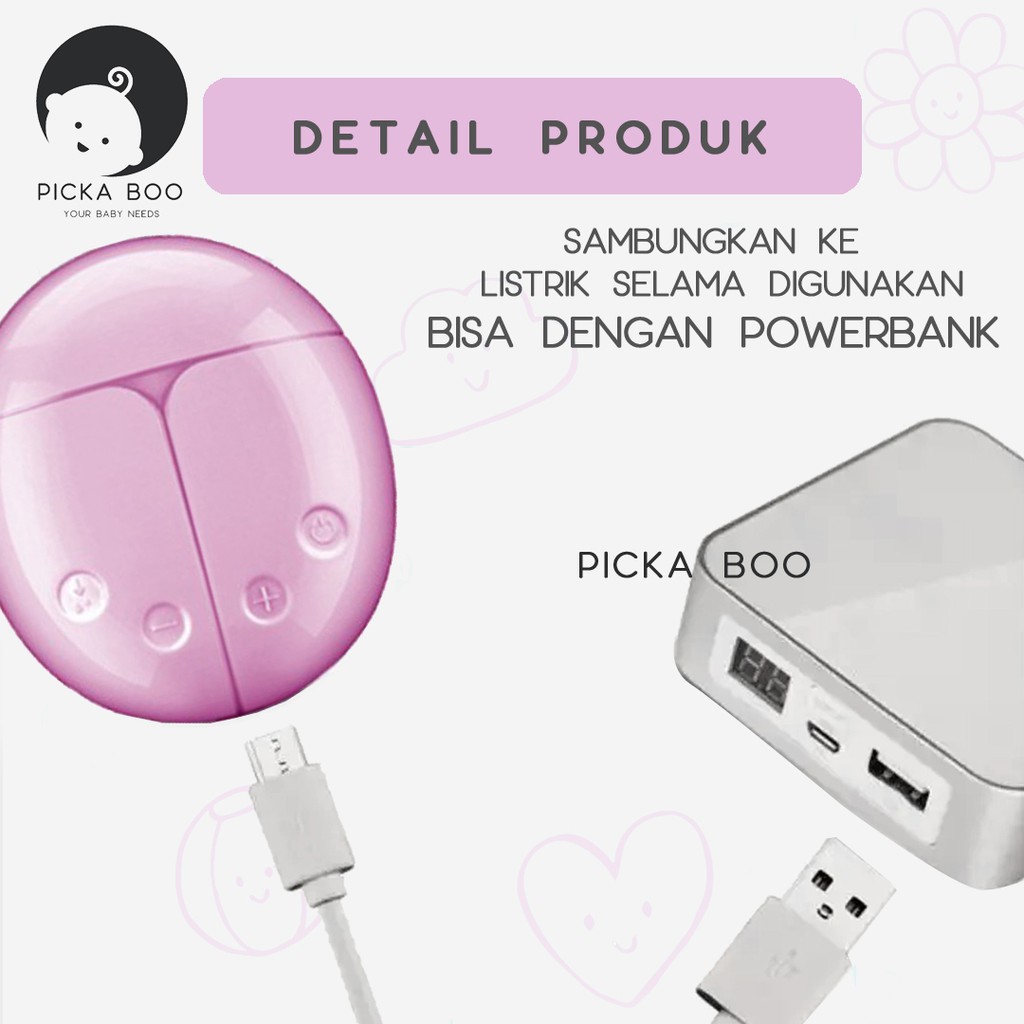 PICKA BOO Pompa Asi Elektrik Double Breast Pump