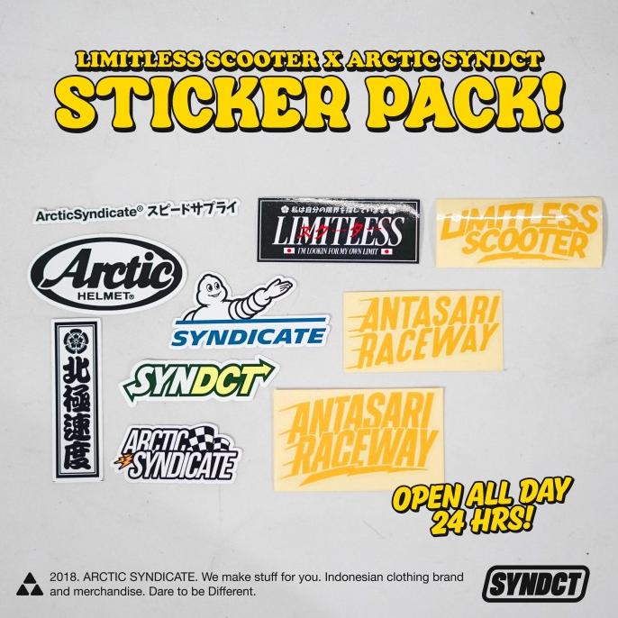 

(BISA COD) Limitless x Arctic Sticker Pack DISKON Kode 1396