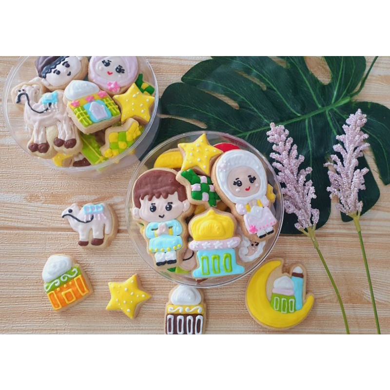 

Cookies lebaran toples - Kukis hias lebaran toples