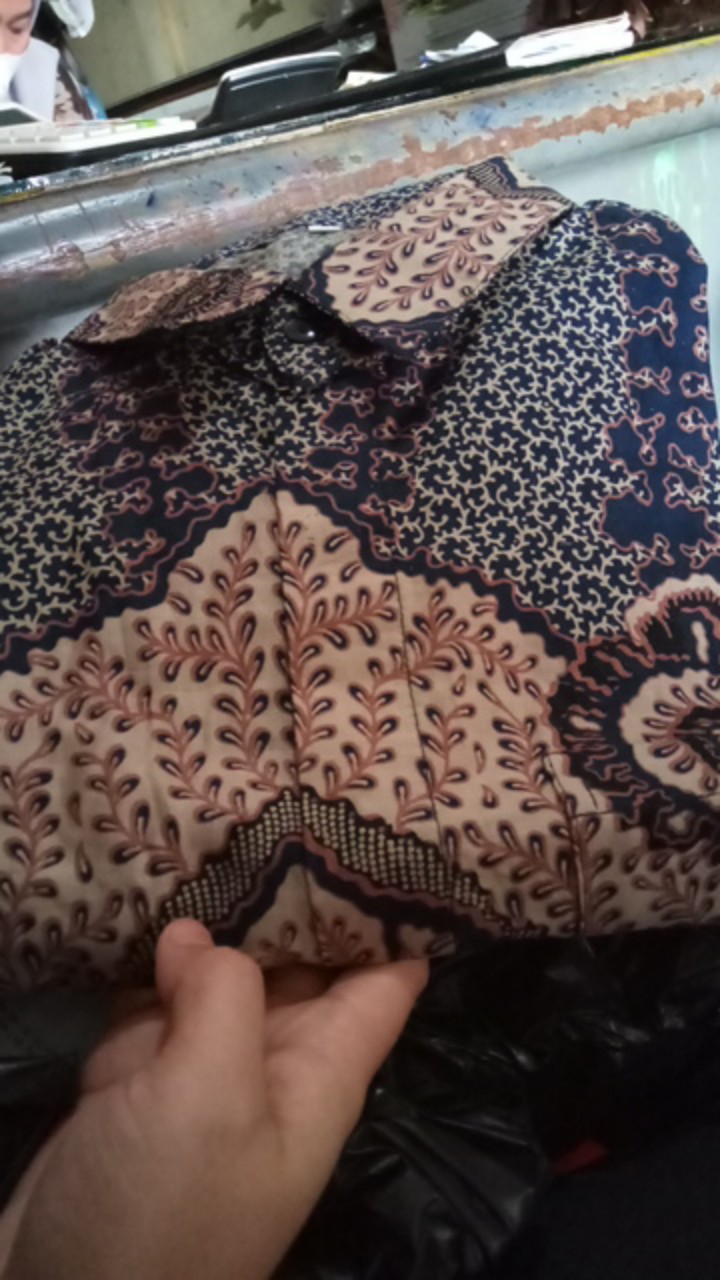 New Arrival Distro Batik Pria Bordir Sogan Hrb026 Batikaf Notoarto Batik Ipnu-ippnu Hem Pria Bw 246