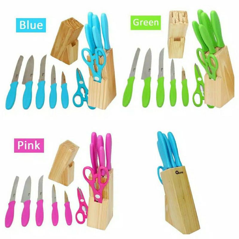 OXONE knife set OX 961/pisau set warna warni stainless oxone OX 961