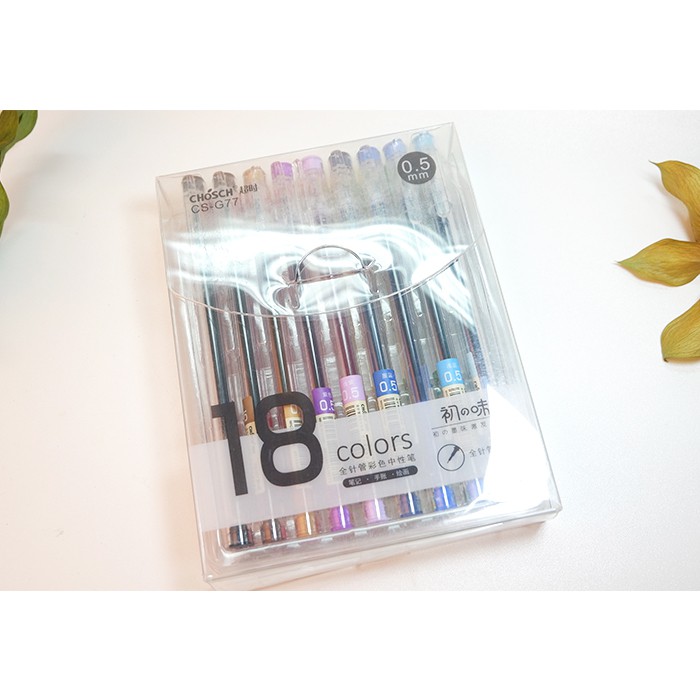 

TRIFELO Pulpen Gel Warna Warni Korean Style CS-G77 (Mix 18 Warna) 0,5mm