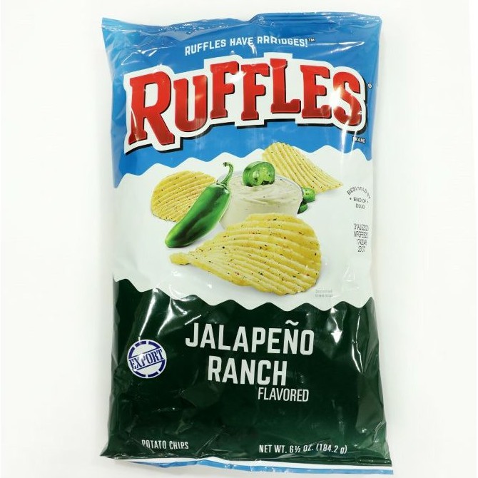 

RUFFLES JALAPENO RANCH 6.5 OZ