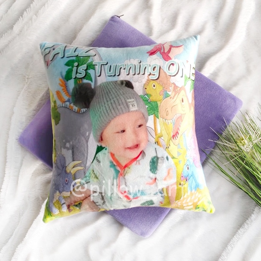 Pillowart - Bantal Custom Foto Fullprint 40 x 40 cm / Hadiah - ART024
