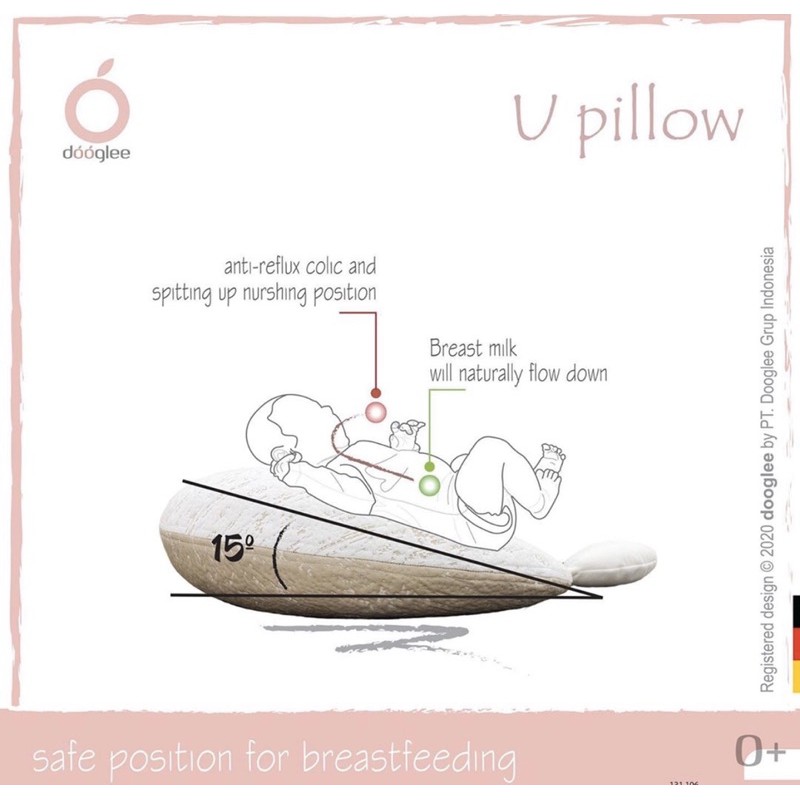 Dooglee U Pillow - Bantal Menyusui Nursing Pillow