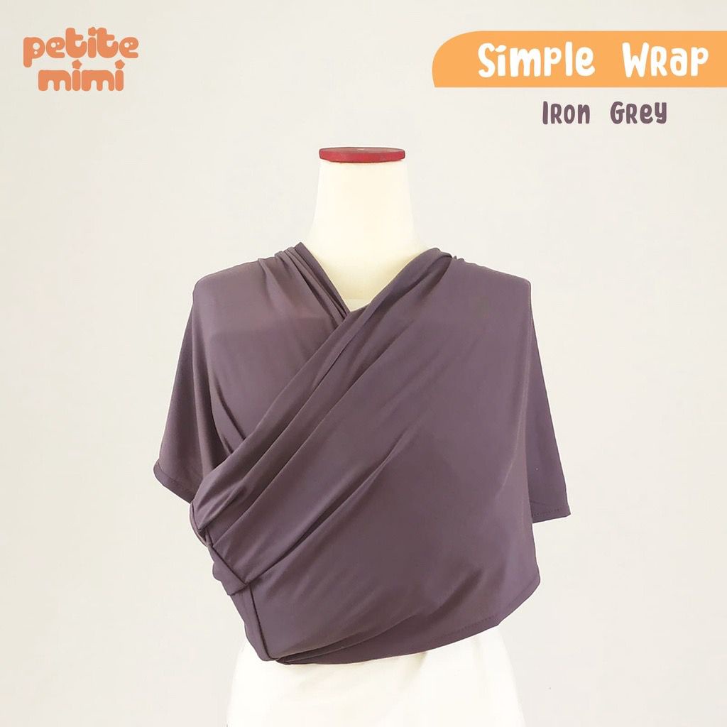 Petite Mimi Simple Wrap / Gendongan Bayi Kaos / Gendongan Depan