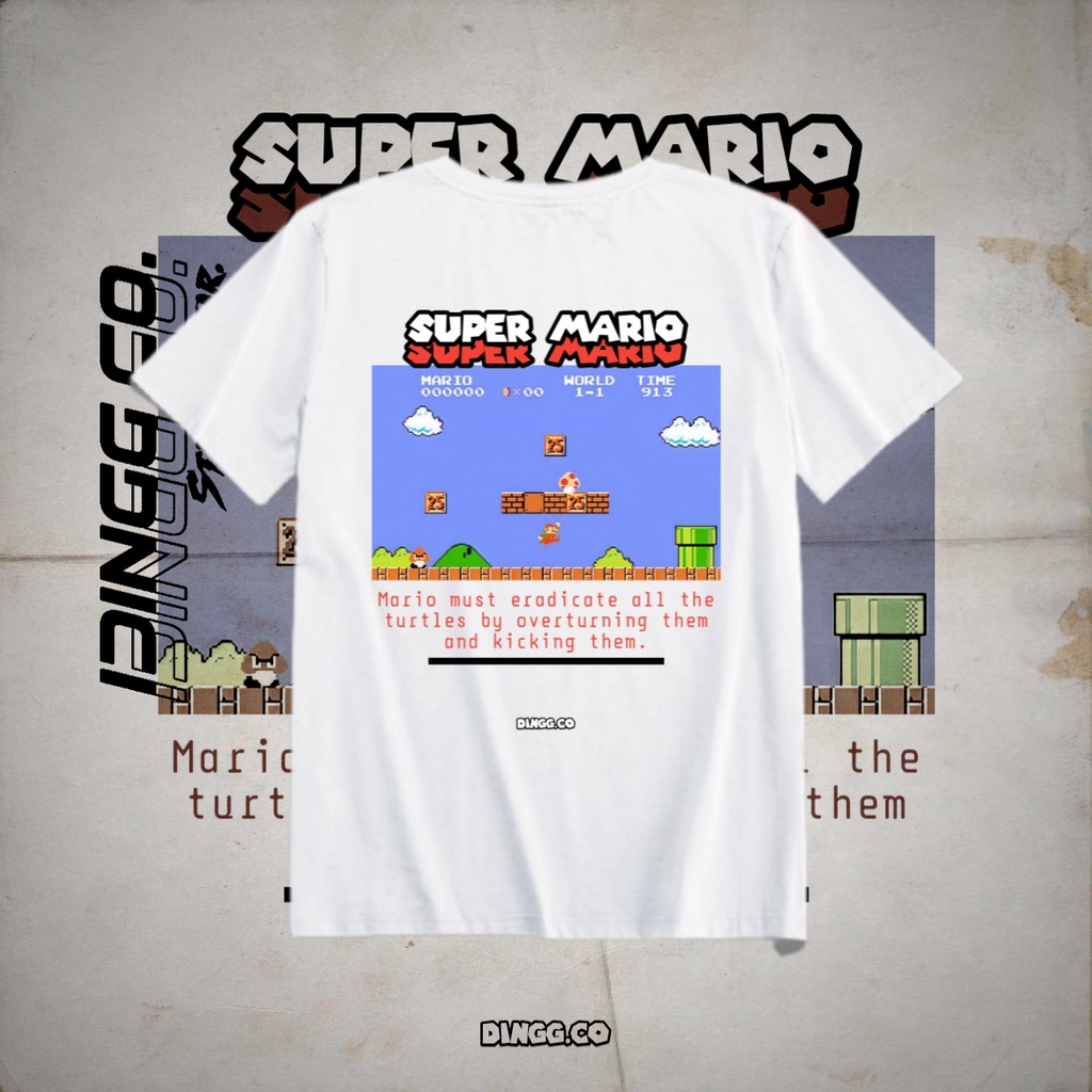 T shirt Mario Bros - Nitendo | Kaos Mario Bros