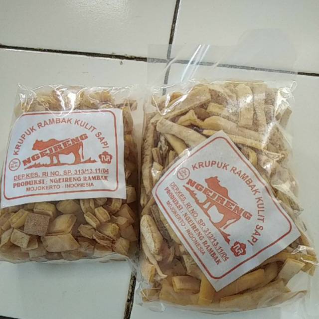 

Krupuk rambak (kulit sapi)