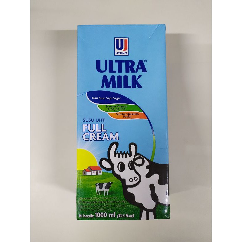 

Ultra Milk UHT Full Cream 1liter