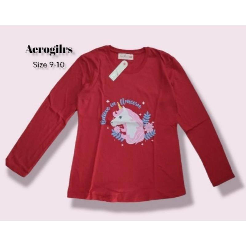 kaos anak perempuan aero girls original