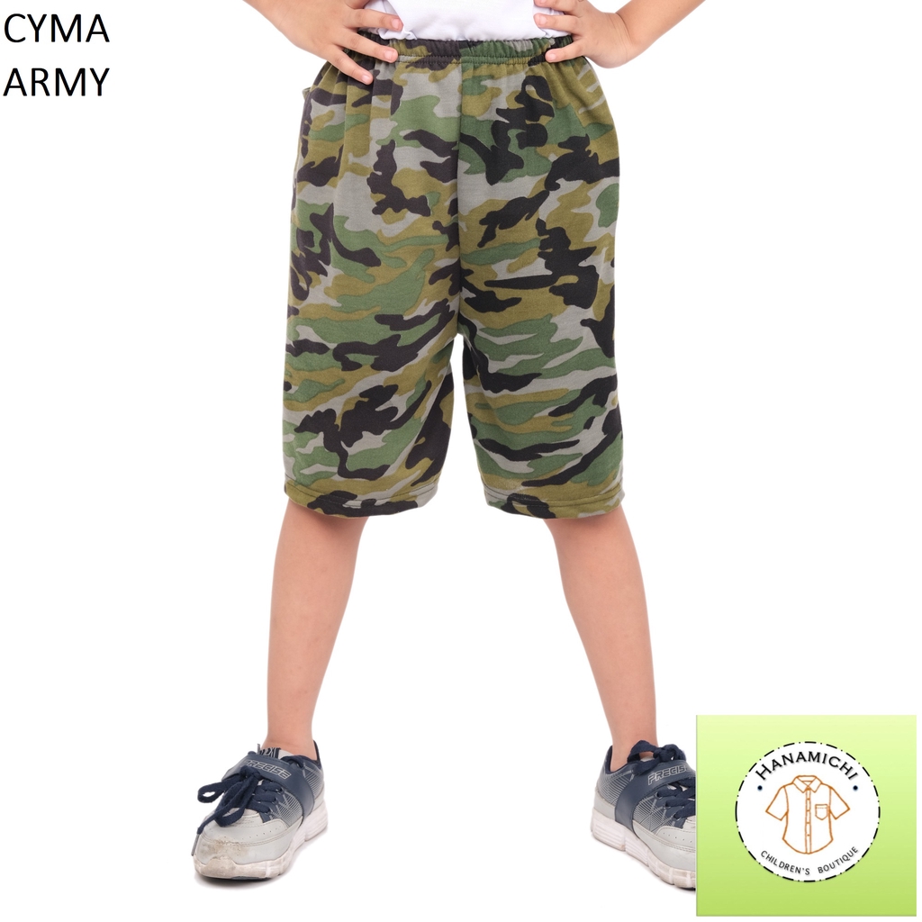 Hanamichi CYMA Celana Pendek Anak Motif Camo