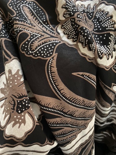 Kemeja Batik Pria Lapis Furing Buwana Hitam Katun Primisima Batik Solo Batik Coklat Brown